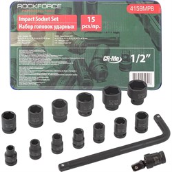 Набор шестигранных головок ROCKFORCE RF-4159MPB(16277) - фото 14804847