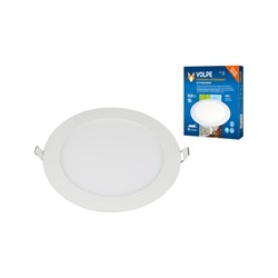 Встраиваемый светодиодный светильник Volpe ULM-Q236 18W/4000K WHITE - фото 14806503