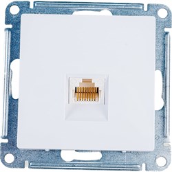 Одноместный механизм телефонной розетки Systeme Electric AtlasDesign - фото 14807126
