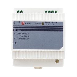 Блок питания EKF DR-30W-24 PROxima - фото 14807225