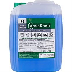 Нейтральное моющее средство для стёкол ООО "БАЗОВАЯ ДЕЗИНФЕКЦИЯ" АлмаКлин N4 - фото 14809207