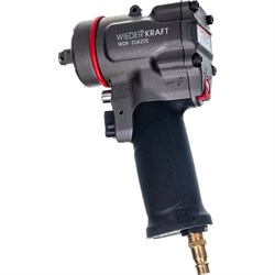 Компактный пневматический ударный гайковерт Wiederkraft 1/2", 1200 Нм, 119 мм - фото 14810561