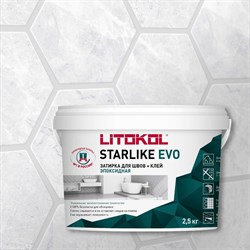 Эпоксидный состав для укладки и затирки мозаики Litokol STARLIKE EVO S.102 BIANCO GHIACCIO - фото 14813907