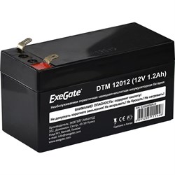 Аккумуляторная батарея ExeGate DTM 12012 - фото 14813918