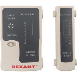 Тестер кабеля RJ-45+RJ-11 REXANT HT-C004 TL-468 - фото 14815601