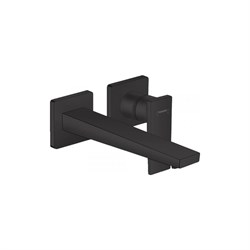 Смеситель для раковины из стены Hansgrohe Metropol матовый черный 32526670 - фото 14819261