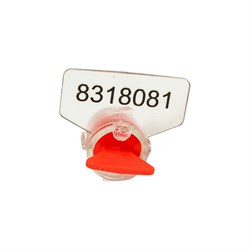 Пластиковая роторная номерная пломба ООО Пломба.Ру КПП-3-2030 РХ3 - фото 14820621