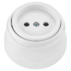 Одноместная розетка BYLECTRICA РЕТРО - фото 14822968