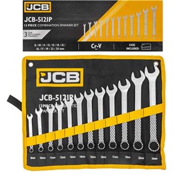 Комбинированные ключи JCB JCB-5121P - фото 14825363