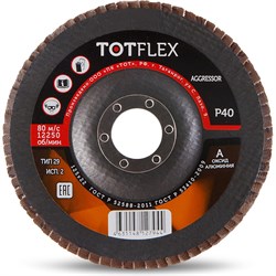 Лепестковый торцевой круг TOTFLEX AGGRESSOR 2 - фото 14826841