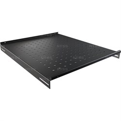 Полка стационарная NTSS 470x550мм, для напольных шкафов глубиной 800мм, нагрузка до 100кг, черный RAL 9005 - фото 14828524