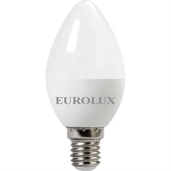 Светодиодная лампа Eurolux LL-E-C37-7W-230-2,7K-E14 - фото 14830734