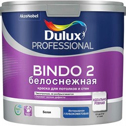 Высокоукрывистая краска для потолка Dulux BINDO 2 INNETAK - фото 14832266