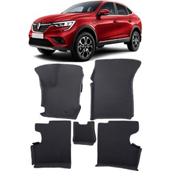 Ковры в салон автомобиля renault arkana i вариант макси 3d 2019 - Eva Smart 3266-B5A7-S - фото 14833183