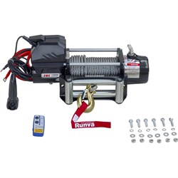 Автомобильная электрическая лебедка RUNVA EWD12000F - фото 14834409