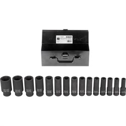 Набор головок ударных глубоких Wiederkraft WDK-710BL - фото 14835936