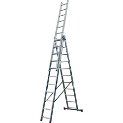 Алюминиевая трехсекционная лестница KRAUSE Corda 3х11 - фото 14837056