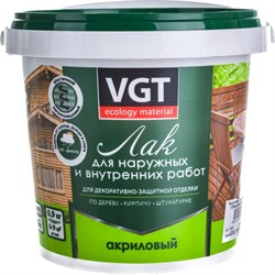 Акриловый лак для наружных и внутренних работ VGT 11600826 - фото 14837259