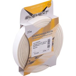 Меламиновая кромочная лента Element с клеем 19мм белый 20 м - фото 14837769