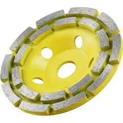 Сегментная двухрядная алмазная чашка по бетону Diamond Industrial DIDCH125S - фото 14840176