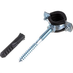 Металлорезиновый хомут СТМ 1/2 20-25 мм - фото 14840353