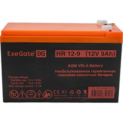 Аккумуляторная батарея ExeGate HR 12-9 - фото 14843038