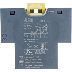 Боковой контакт для контакторов AF09-AF96 и NF ABB CAL4-11 - фото 14843895