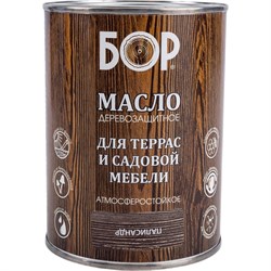 Деревозащитное масло для террас и садовой мебели БОР 4690417074198 - фото 14847002