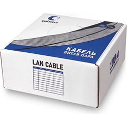 Кабель Cabeus UTP-4P-Cat.6-SOLID-LSZH-GY-100 - фото 14847479