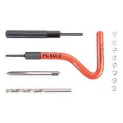 Набор для восстановления резьбы Wiederkraft WDK-ST0508 - фото 14848029