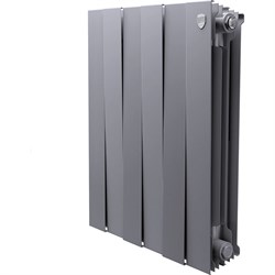 Радиатор Royal Thermo PIANOFORTE 500/Silver Satin 6 секций - фото 14849600