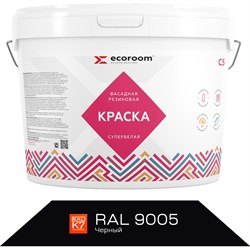 Фасадная резиновая краска ECOROOM Е-Кр -3583/9005 - фото 14850070