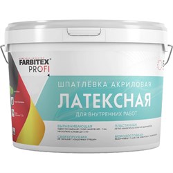 Акриловая латексная шпатлевка Farbitex ПРОФИ 4300002912 - фото 14851242