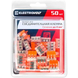Универсальная 3-х проводная клемма ELECTROVOLT 221-413 - фото 14852772