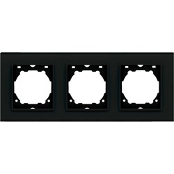 3-местная рамка Vesta Electric Exclusive Black - фото 14852903