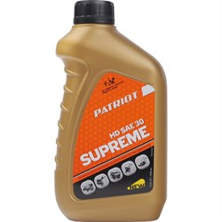 Масло для 4-х тактных двигателей PATRIOT SUPREME HD SAE 30 4T - фото 14854754