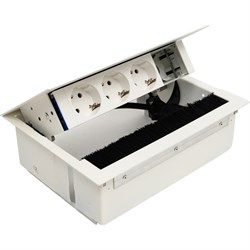 Врезной розеточный блок Simon 400 - фото 14856951