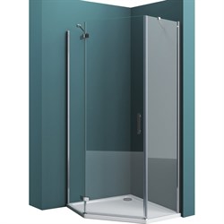 Душевой уголок BelBagno KRAFT-P-1-90-C-Cr-L - фото 14859674