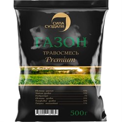 Газонная травосмесь Сила Суздаля Премиум - фото 14862350
