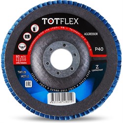 Лепестковый торцевой круг TOTFLEX AGGRESSOR 2 - фото 14862525
