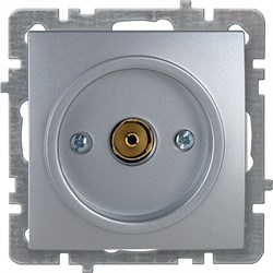 Конечный механизм розетки Nilson Touran metallic - фото 14866242