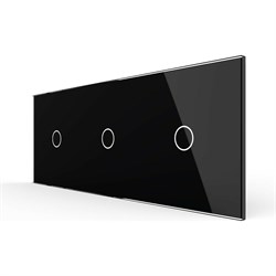 Панель для трех сенсорных выключателей LIVOLO BB-C7-C1/C1/C1-12 - фото 14869112