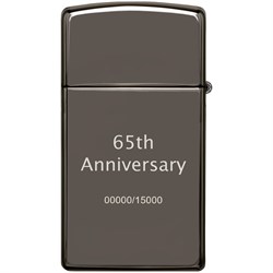 Зажигалка Zippo 65th Anniversary Slim - фото 14869178