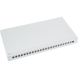 Укомплектованный оптический кросс NIKOMAX NMF-RP24LCUS2-WS-ES-1U-GY - фото 14869268