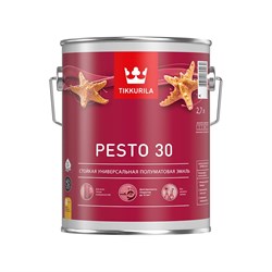 Стойкая алкидная универсальная эмаль TIKKURILA PESTO 30 - фото 14869754