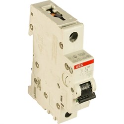 Автомат ABB S201 1п C 1А 6кА - фото 14870709