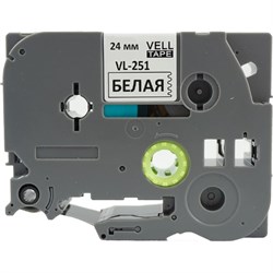 Лента для PT D600/2700/P700/P750 Vell VL-251 Brother TZE-251 - фото 14872209