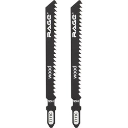 Пилки для лобзика для дерева и пластика RAGE T111C - фото 14872733
