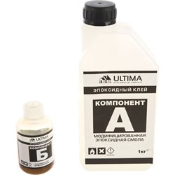 Эпоксидный клей Ultima на основе эпоксидной смолы 1000 г - фото 14874296