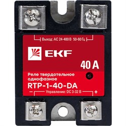 Однофазное твердотельное реле EKF RTP-40-DA PROxima - фото 14874445